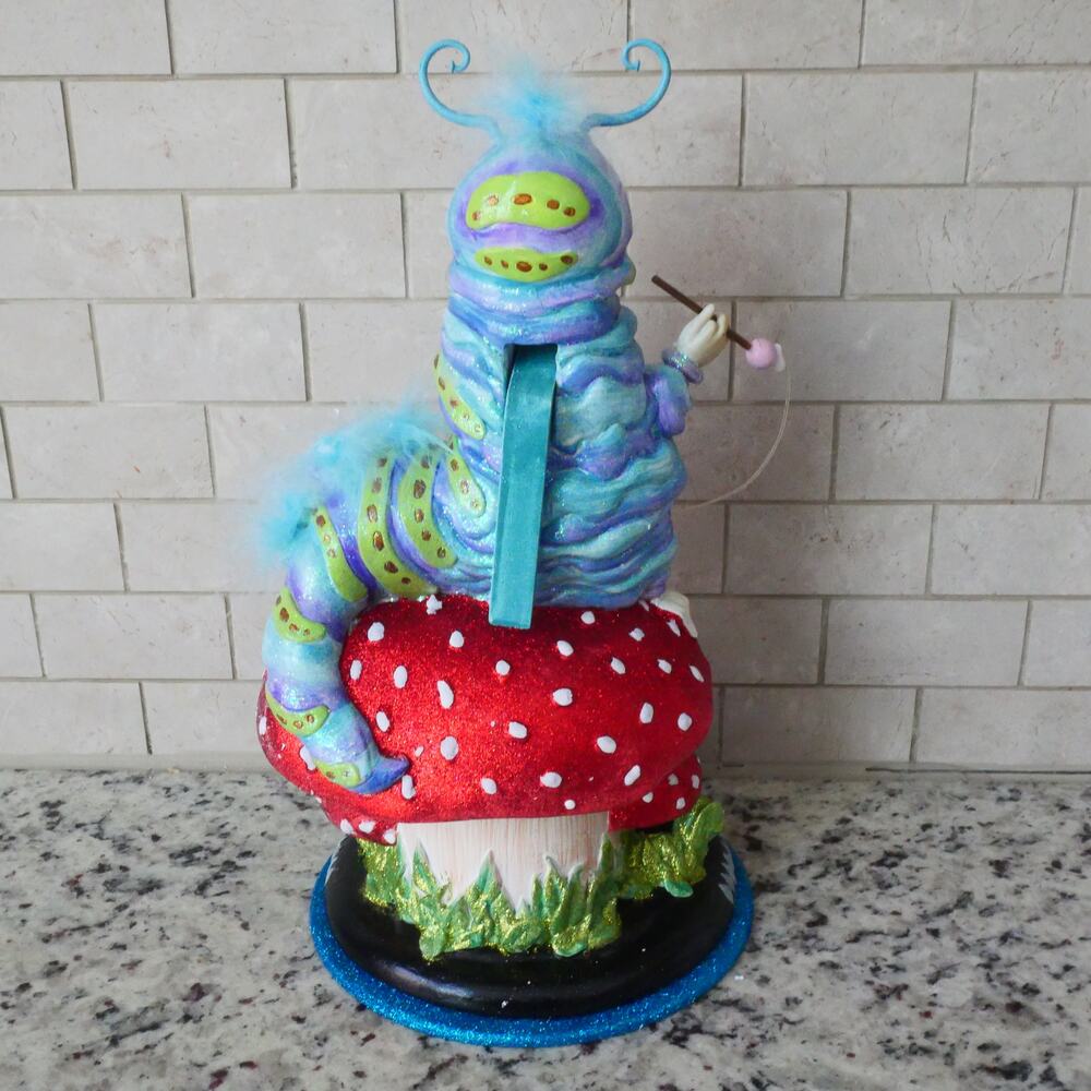 NEW Kurt Adler 15-inch Hollywood Caterpillar Nutcracker Alice in Wonderland - Picture 8 of 16
